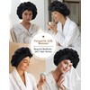 100% Silk Bonnet for Sleeping, 19 Momme Pure Mulberry Silk