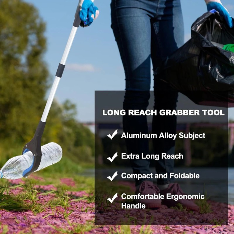 32-Inch Grabber Reacher for Picking Up Items – 360° Rotating