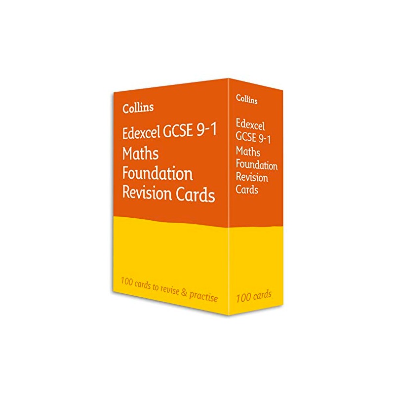Edexcel GCSE 9-1 Maths Foundation Revision Cards: Ideal for the