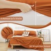 Full Size Bed Sheets, Soft Breathable Cooling Full Sheet Set