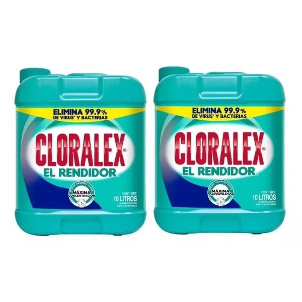 Cloralex Líquido El Rendidor 20 Litros Cloro