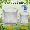 10 Pack Gopher Baskets Set, 5Pcs 1 Gallon Root Guard