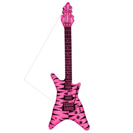 Widmann 11000639 Inflatable Rock Guitar, Pink, Standard Size