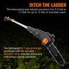 WEN 4019 6-Amp 8-Inch Electric Telescoping Pole Saw, Corded electric