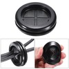 sourcing map Rubber Grommet Round Double-Sided Mount Dia 35 mm
