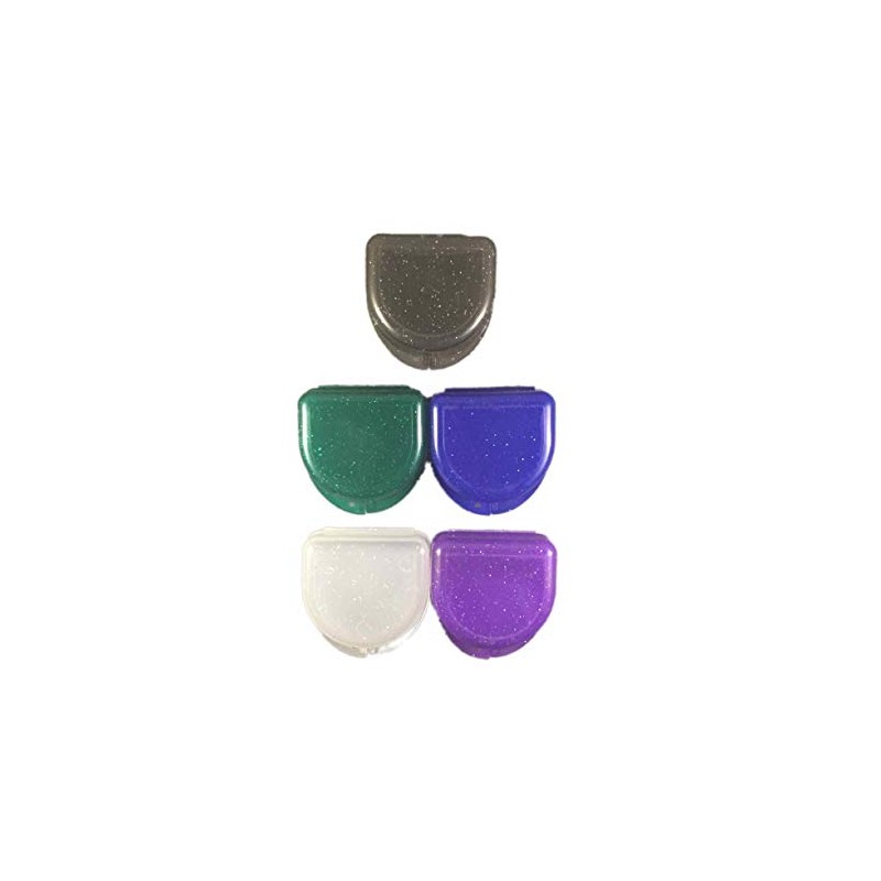 Sparkle/Glitter Gum Shield Case - Mouthguard Box for Ortho Retainers,
