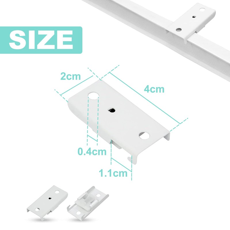 Ceiling Mount Brackets for Flexible Curtain Track Curtain Track Installation