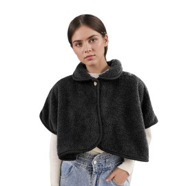 IPENNYE Shoulder Wrap, Shoulder Warmer, Poncho, Shawl, Thermal, Thermal, Thin, Lightweight, Men's, Women's, Shoulder Throw, Blanket, Cold Shoulder Prevention, Air Conditioning, Convenient to Put on