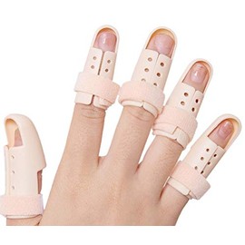 Finger Splint Perforated Design with Premium Stability Finger Cotter Pin Skin Colour