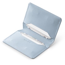 VULKIT Slim Minimalist Card Holder RFID Blocking Leather Credit Card Holder Front Pocket Wallet Magnetic Closure