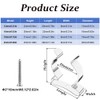 Wall Mounted Tool Hanger Clamps, 16PCS Terry Clips Stainless Steel