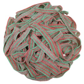 All Color Sour Gummy Belts (Strawberry Apple, 6.6 LB)