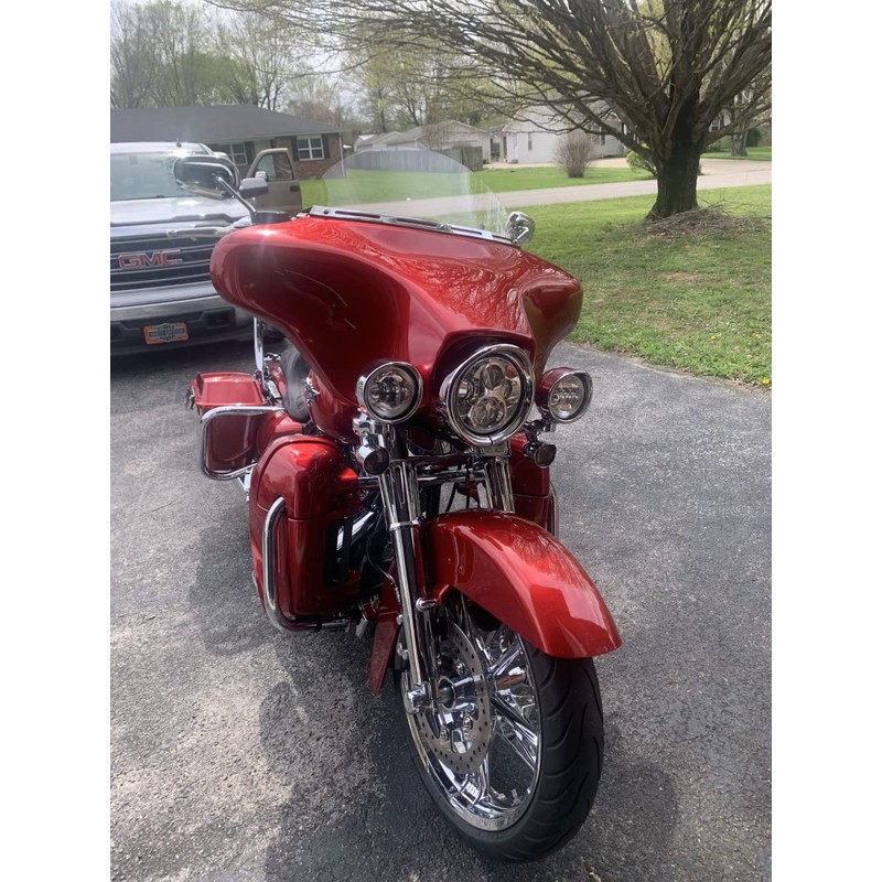 Sled Shields 8" CLEAR windshield compatible with Harley Davidson Street