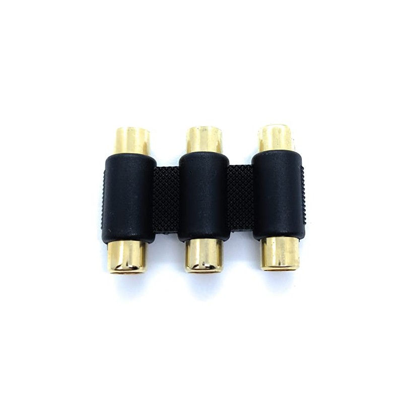 RCA to RCA Coupler Adapter, Socket to Socket for Audio