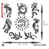 Kokopelli Wall Art Stencil, 16.5 x 16.5 cm (M) -