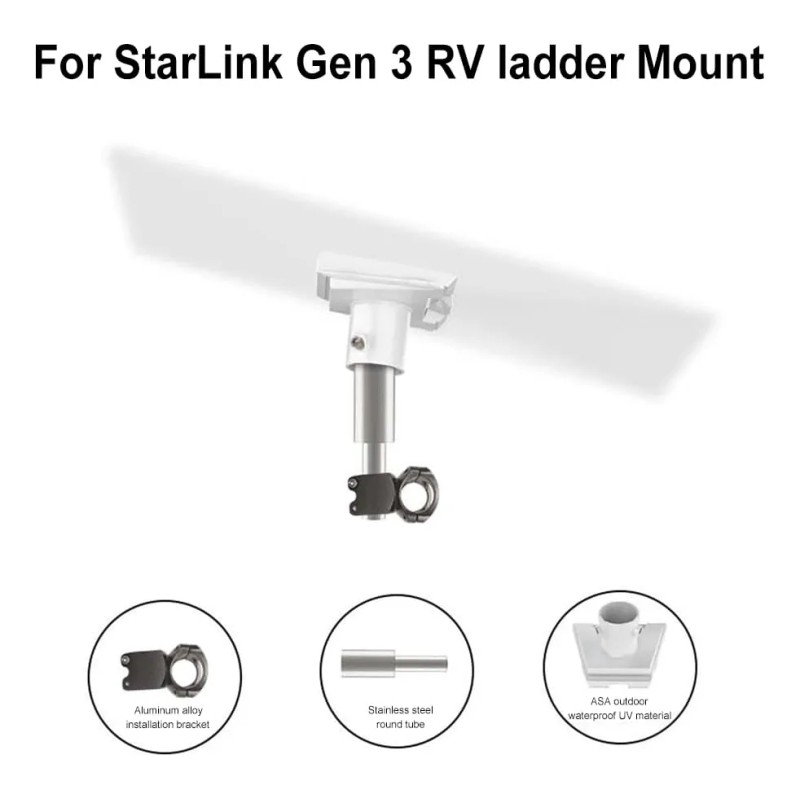 Kit Soporte Base Antena Starlink V4 Barco Caravana