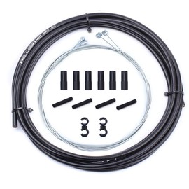 CYCEARTH Basic Universal Brake/Shift Derailleur Cable Housing For Mountain MTB Road Sram Shimano Bike Bicycle Gear Front Rear Inner Outer Replacement Wire Set (Brake Cable Kit)