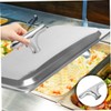 Mikinona 2pcs Stainless Steel Buffet Tray Handle Replacement for Buffet