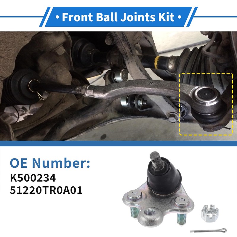 INFINAUTO 2 Pcs Front Lower Ball Joints for Honda Civic