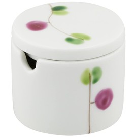 Kyoritsu Pottery 36171 Arita Pottery Ichimo Kiln Olive R Round Round Condiment White 1.9 x 1.7 inches (4.8 x 4.3 cm)