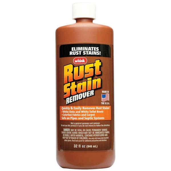 Whink No Scent Rust Stain Remover 32 oz. Liquid (Pack of 6)