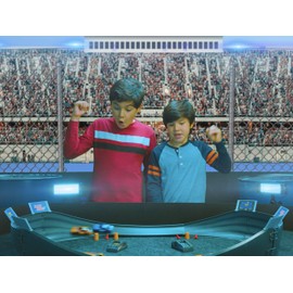 Slot Car Race Track Sets | NASCAR Crash Circuit Short Track | 2 Electric Powered Cars with Flash Chargers | Race Tracks for Kids Ages 4-8 | Car Racing Toy