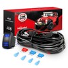 Nilight 16AWG LED POD Lights Wiring Harness Kit LED Light