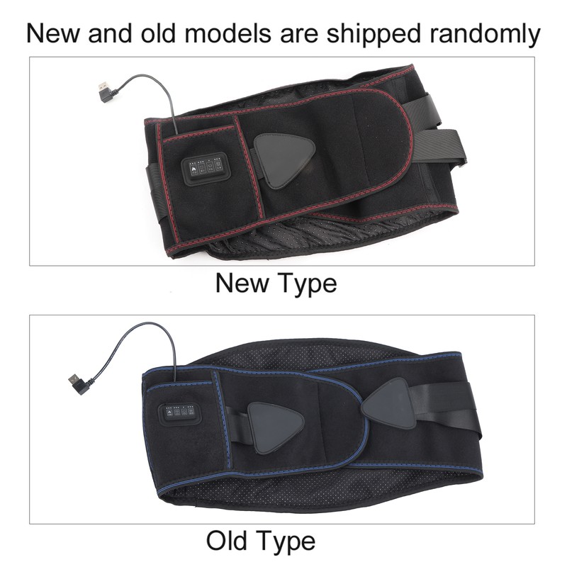 Heating Massage Waist Belt 3 Gears Adjustment Vibration Massage Back