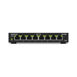 NETGEAR 8-Port Gigabit Ethernet Smart Managed Plus Switch (GS308E)