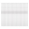 uxcell 20Pcs Crochet Hook Stainless Steel 1.5mm US Size 8