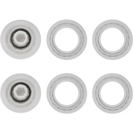 Screw Man 3884997-R6 Automatic Robotic Pool Cleaner Guide Wheels Replacement 4 Pack and Pully Gears 2 Pack Fits for Dolphin Nautilus cc Plus Parts Dolphin Premier Impeller