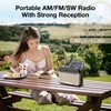 G Keni Portable Solar Radio AM FM SW with Rechargeable