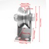 Stainless Steel V Groove Roller Gate Track Roller Heavy Duty