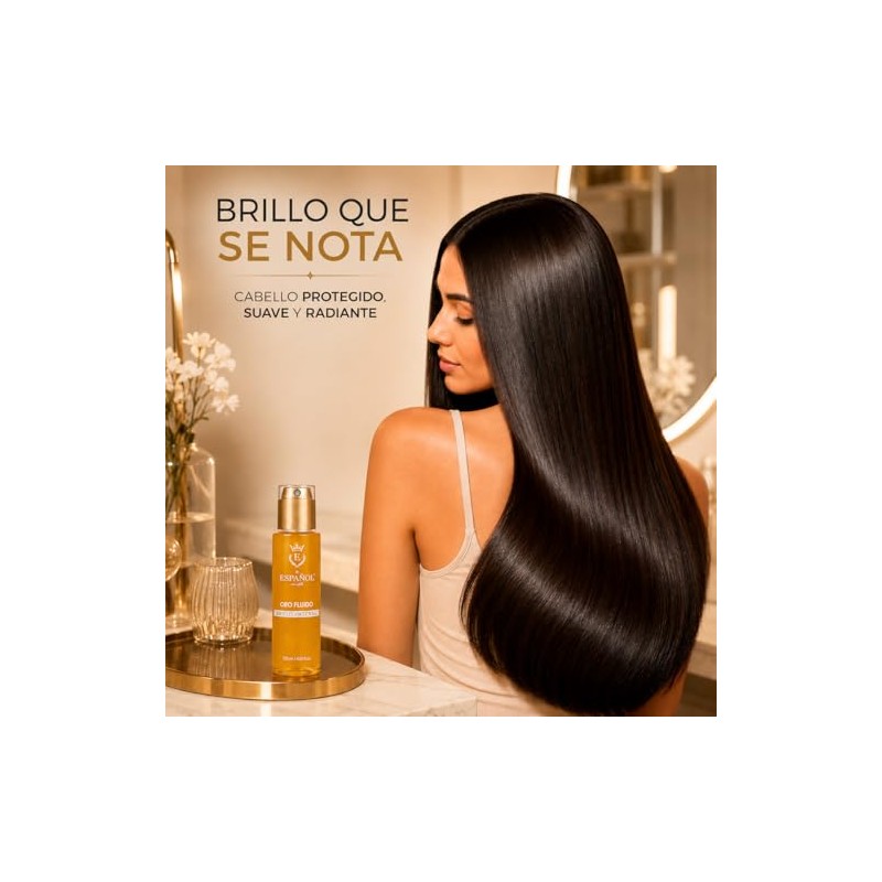 protector de calor para cabello | oro fluido 40 ml