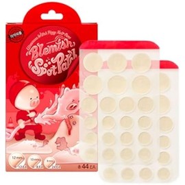 Elizavecca - Witch Piggy Hell-pore Blemish Spot Patch parche hidrocoloide para el acné (44EA) 12mm x12unidades, 10mm x 8unidades 8mm x 24unidades
