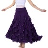 CISMRAK Elegant Ballroom Dancing Latin Dance Salsa Tango Swing Skirt