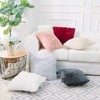 NordECO HOME Christmas Pillow Covers Faux Fur Fleece Cushion Cover