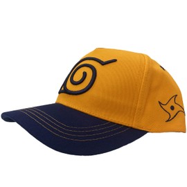 Comic Studio | Naruto | Cappellino da Baseball | Villaggio della Foglia | Arancione - Blu | Taglia Unica