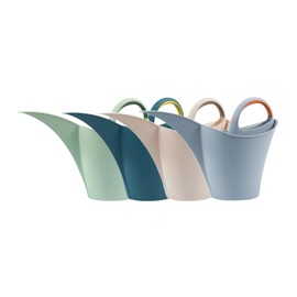 2L Household Garden Watering Cans Long Spout Sprinkler Garden Plastic Watering Tools Automatic Garden Watering (Dark Blue, One Size)