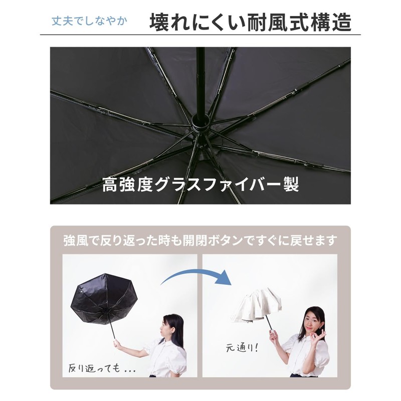 Viaggio+ Parasol, Folding, Automatic Open/Close, Shade, Large, For Both Sunny