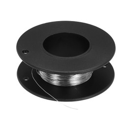 sourcing map 29 Gauge/0.3 mm Nichrome 80 Cr20Ni80 Heating Resistance Wire 33ft High Temperature for Electronic Components Repairing, Black