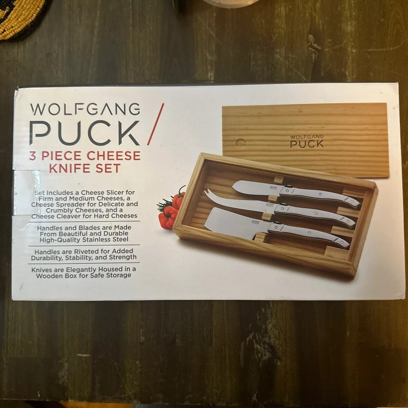 Wolfgang Puck NEW Wolfgang Puck 3 Piece Cheese Knife Set