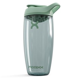 Promixx Promixx PURSUIT Eiweiß Shaker Flasche Neue Edition – Premium Flaschen für Proteinmischungen und Nahrungsergänzungs-Shakes – leicht zu reinigender, langlebiger Protein-Shaker, 950 ml, Seegrasgrün