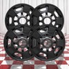 Brighter Design Set of 4 Gloss Black 5 Spoke 17"