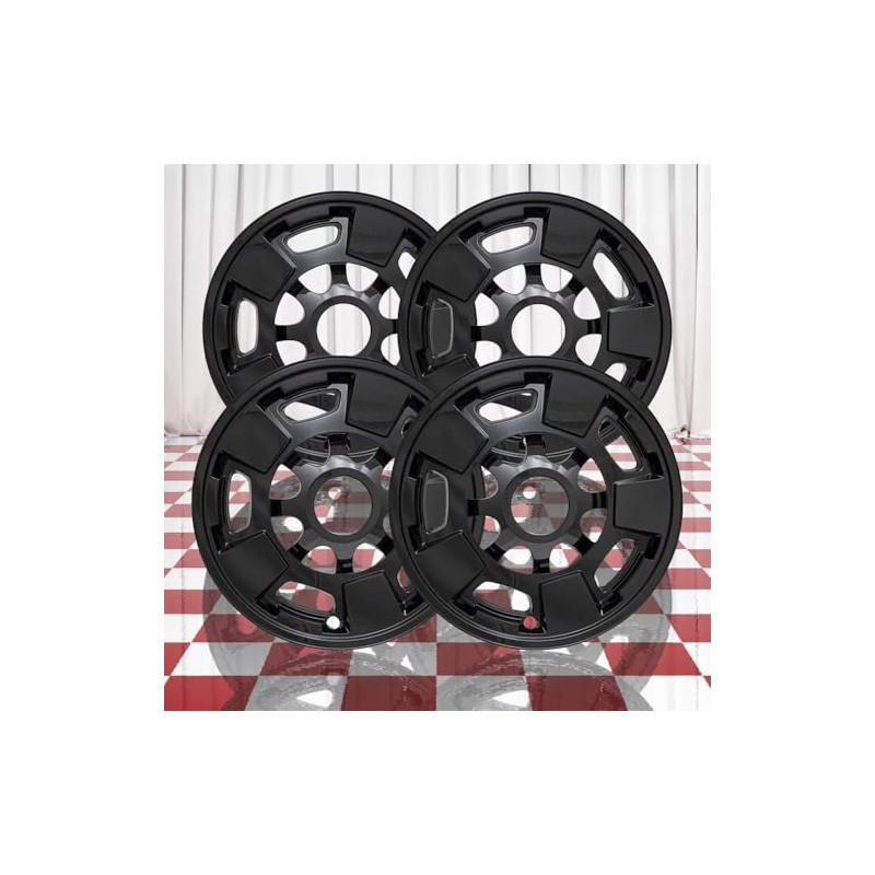 Brighter Design Set of 4 Gloss Black 5 Spoke 17"