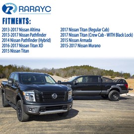 RARAYC - Manija de puerta interior | para Nissan Altima Sedan Pathfinder Titan 2013 2014 2015 2016 2017 | Sustituye al lado delantero izquierdo del conductor