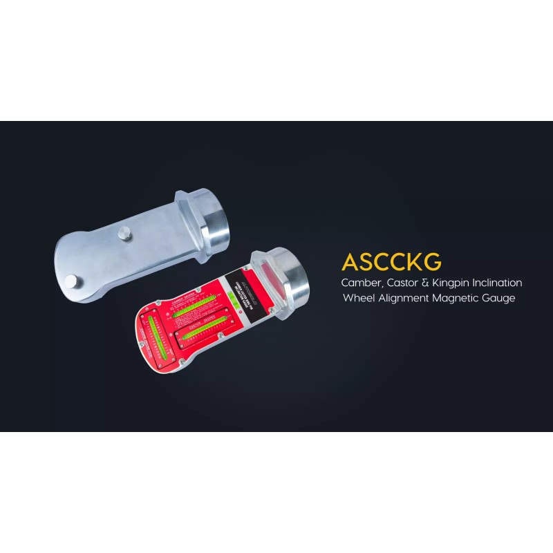 AUTOSOLO Camber, Castor, & Kingpin Inclination Wheel Alignment Gauge w/