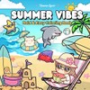 Summer Vibes Bold and Easy Coloring Book: Aesthetic Girl Life