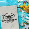 Handcrafted Swimming Keepsakes - Custom Name Engraving for Gifts: Elegant