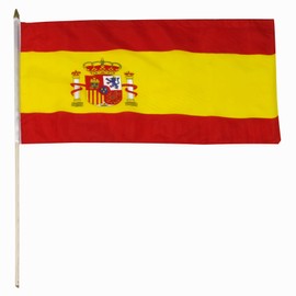 Online Stores Spain Flag 12 x 18 inch - 3 PK